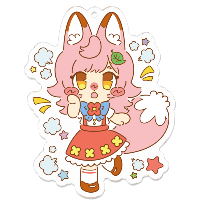 アクリルキーホルダー - 70 x 70 (mm)