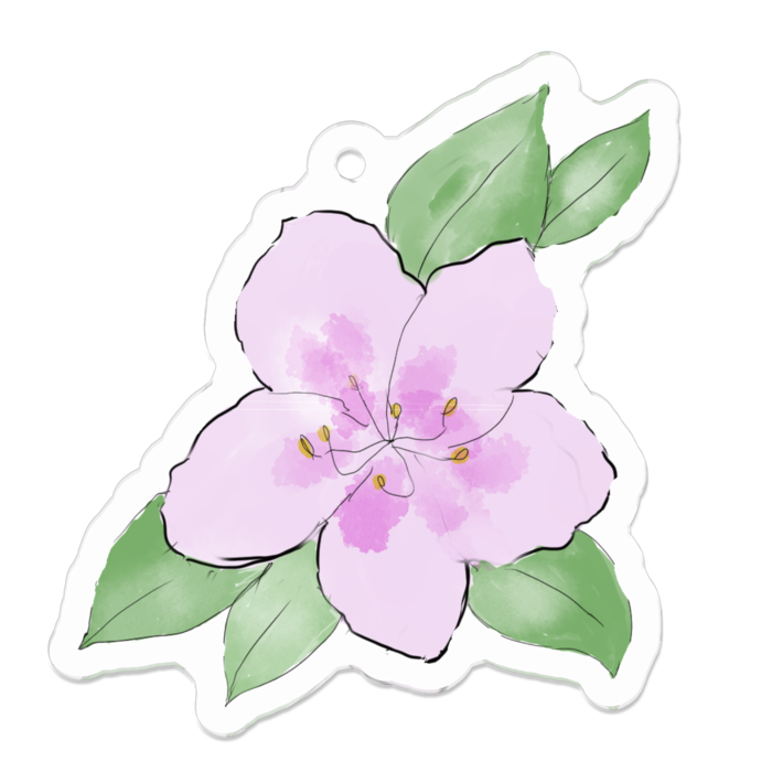 アクリルキーホルダー - 50 x 50 (mm)