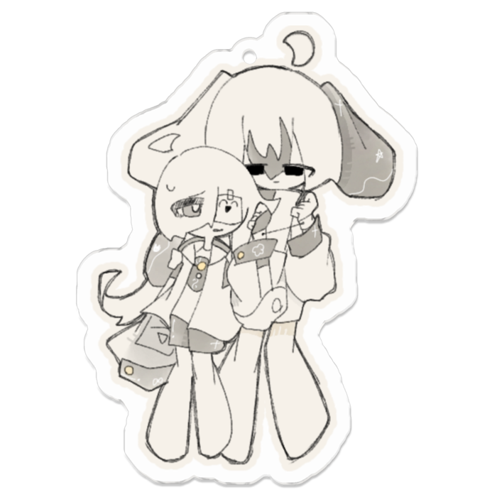 アクリルキーホルダー - 70 x 70 (mm)