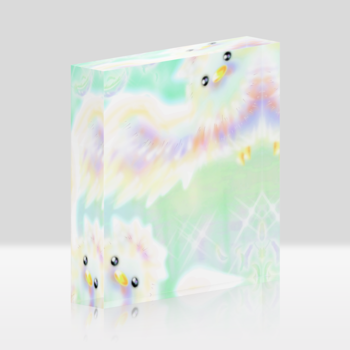 アクリルブロック - 100x100mm