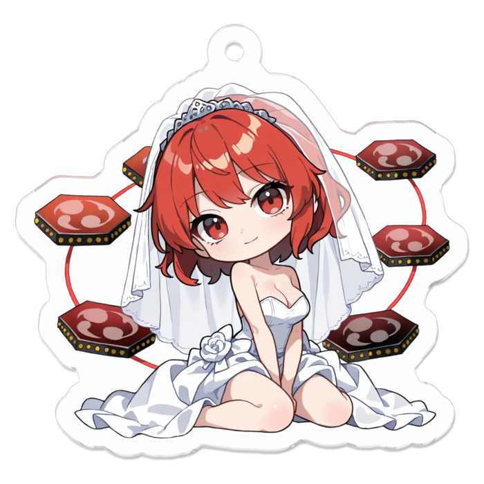 アクリルキーホルダー - 50 x 50 (mm)(キャラのみ)