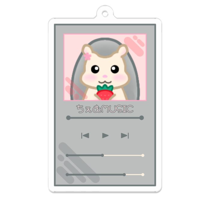 アクリルキーホルダー - 70 x 70 (mm)