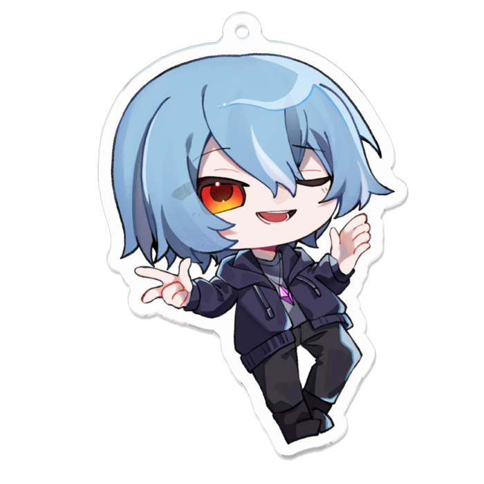 アクリルキーホルダー - 70 x 70 (mm)