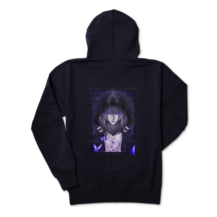 ジップパーカー - M - ネイビー