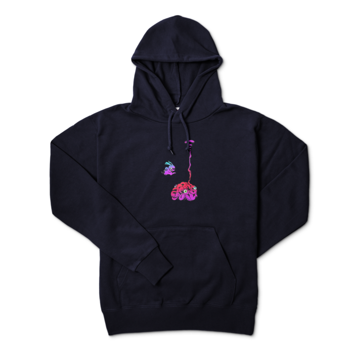 パーカー - L - ネイビー