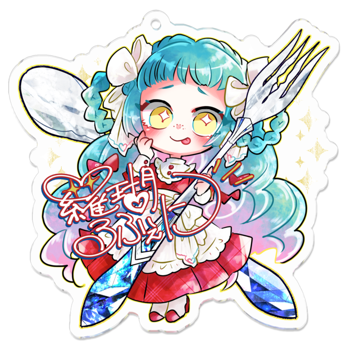 アクリルキーホルダー - 70 x 70 (mm)