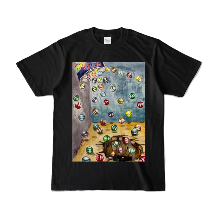 カラーTシャツ - S - ブラック (濃色)