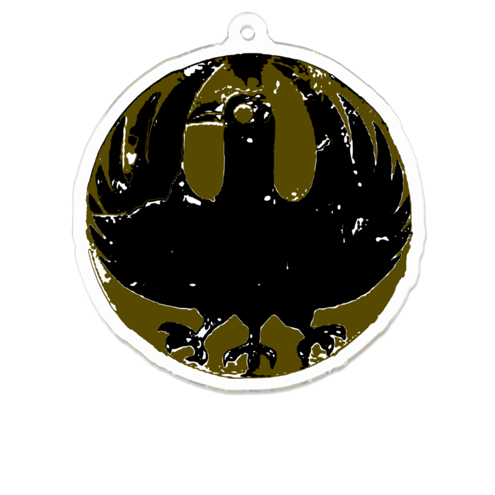 アクリルキーホルダー（コーティング） - 70 x 70 (mm)