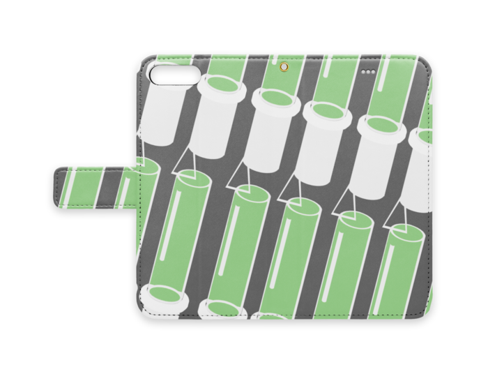 手帳型iPhoneケース - iPhone 8 Plus / 7 Plus - ストラップ穴 あり