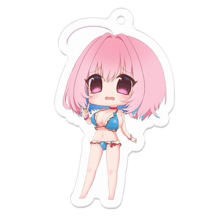 アクリルキーホルダー - 50 x 50 (mm)
