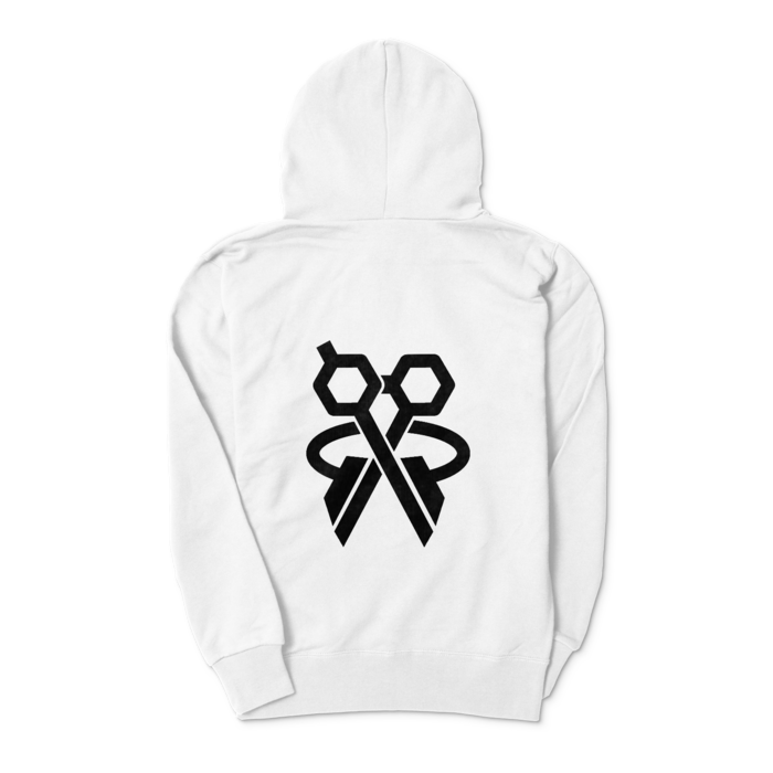 ジップパーカー - S - ホワイト