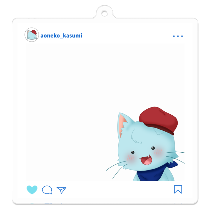 アクリルキーホルダー - 70 x 70 (mm)