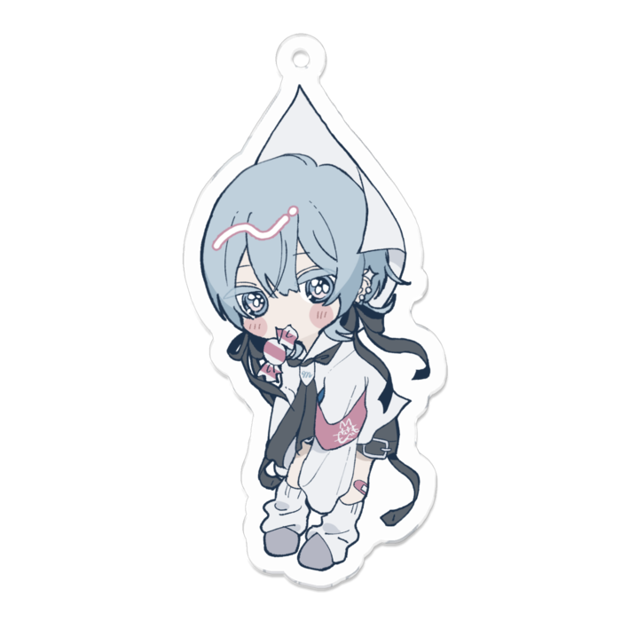 アクリルキーホルダー（コーティング） - 70 x 70 (mm)