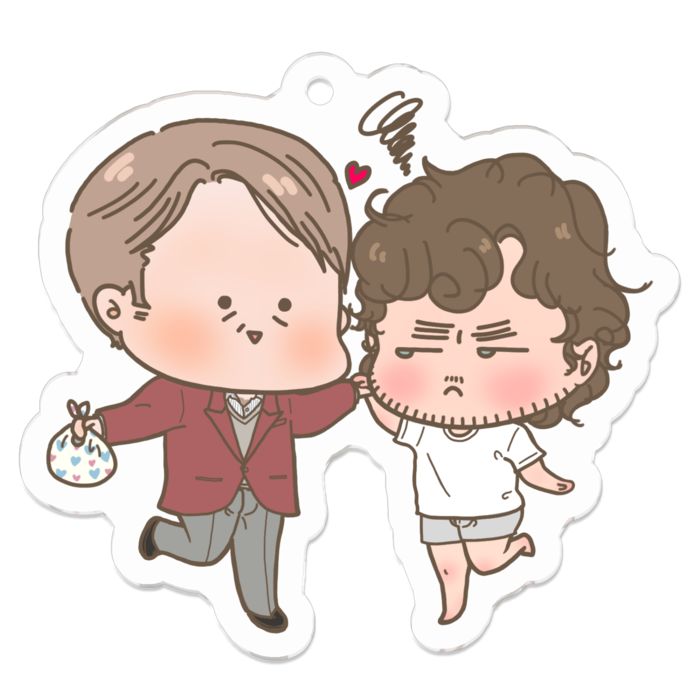 アクリルキーホルダー - 50 x 50 (mm)