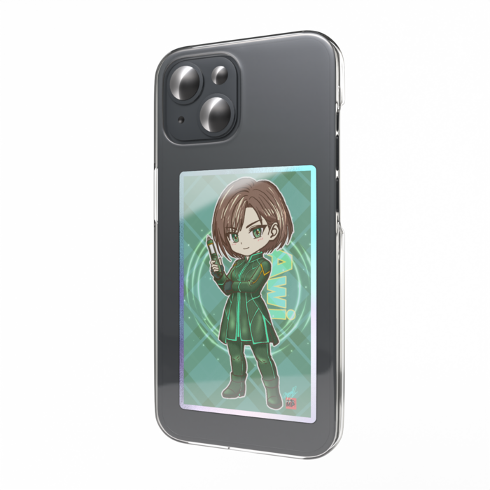 オーロラスマホステッカー - 縦