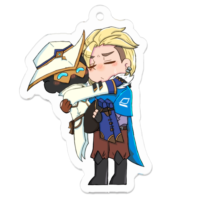 アクリルキーホルダー - 50 x 50 (mm)