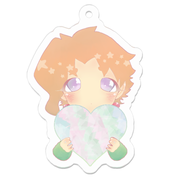 アクリルキーホルダー - 50 x 50 (mm)