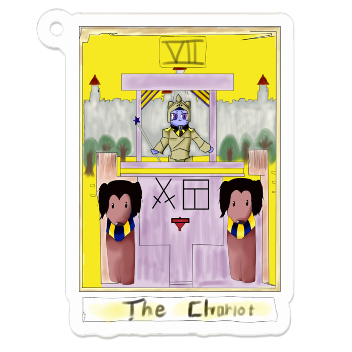 つみねこ 戦車 タロットカード アクリルキーホルダー Alviss Booth