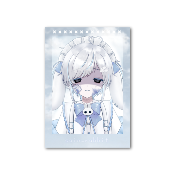 フォト風カード - 縦 - 片面