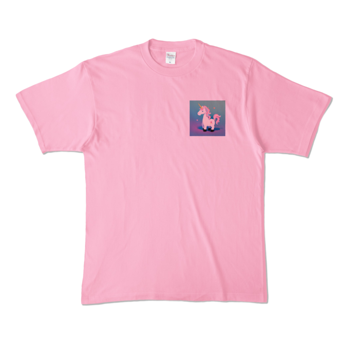カラーTシャツ - XL - ピーチ (淡色)