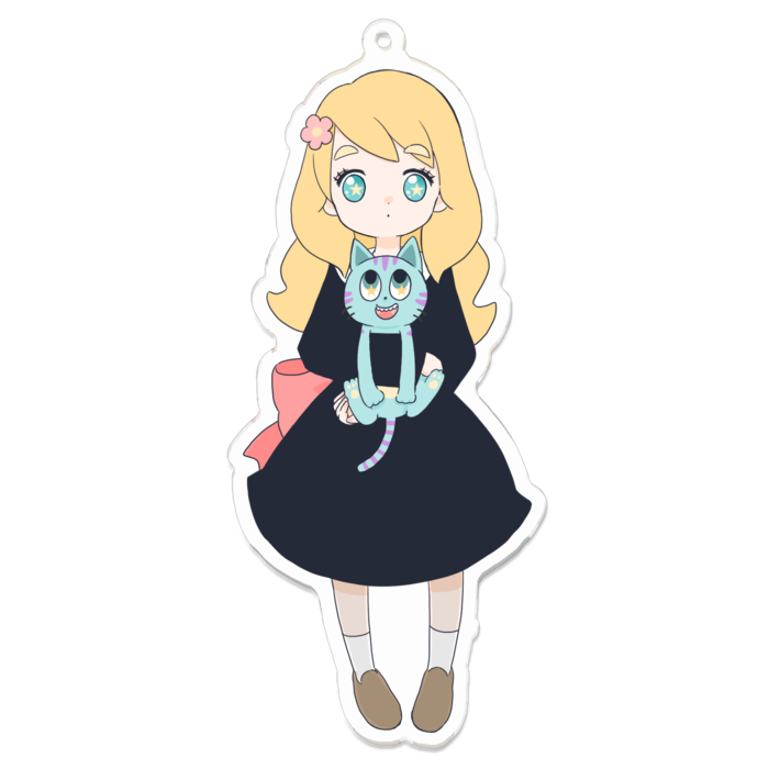 アクリルキーホルダー - 100 x 100 (mm)