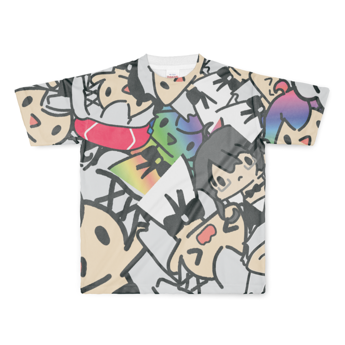 フルグラフィックTシャツ - L - 両面印刷