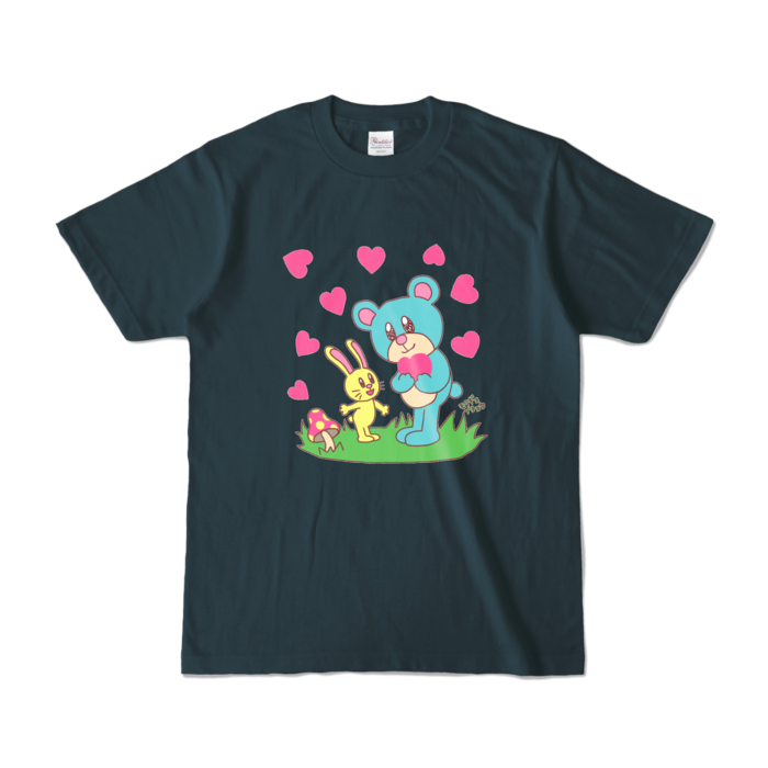 カラーTシャツ - S - デニム (濃色)