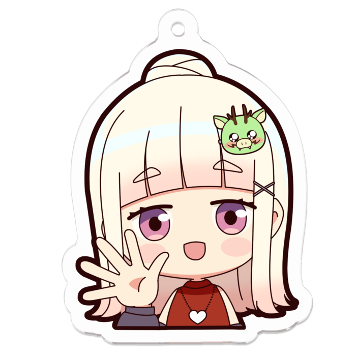 アクリルキーホルダー - 50 x 50 (mm)