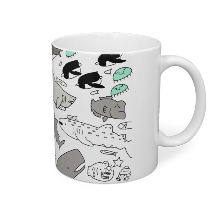 マグカップ - 直径 8 cm / 高さ 9.5 cm