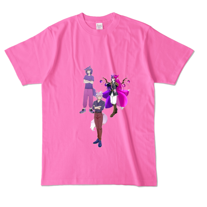 カラーTシャツ - L - ピンク （濃色）