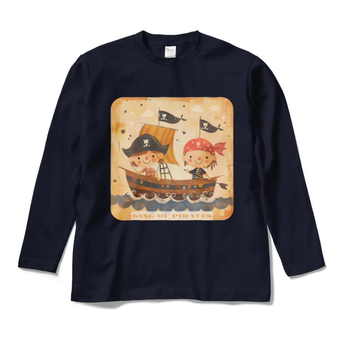 ロングスリーブTシャツ - M - ネイビー