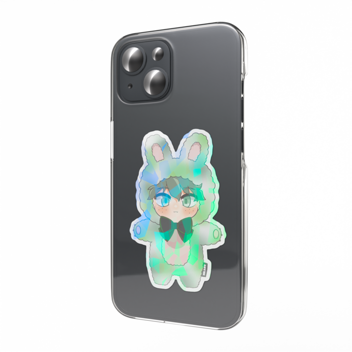 緑谷出久 ホログラムスマホステッカー - 縦