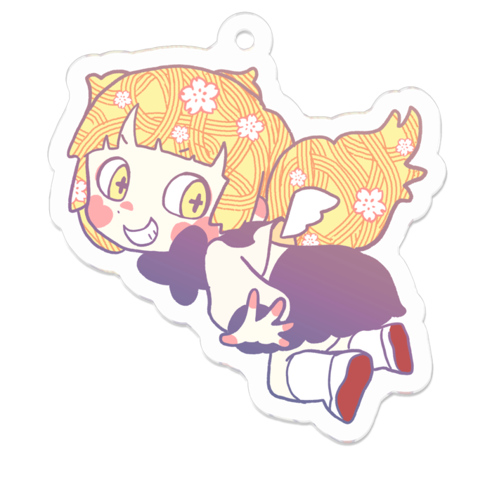 アクリルキーホルダー - 50 x 50 (mm)