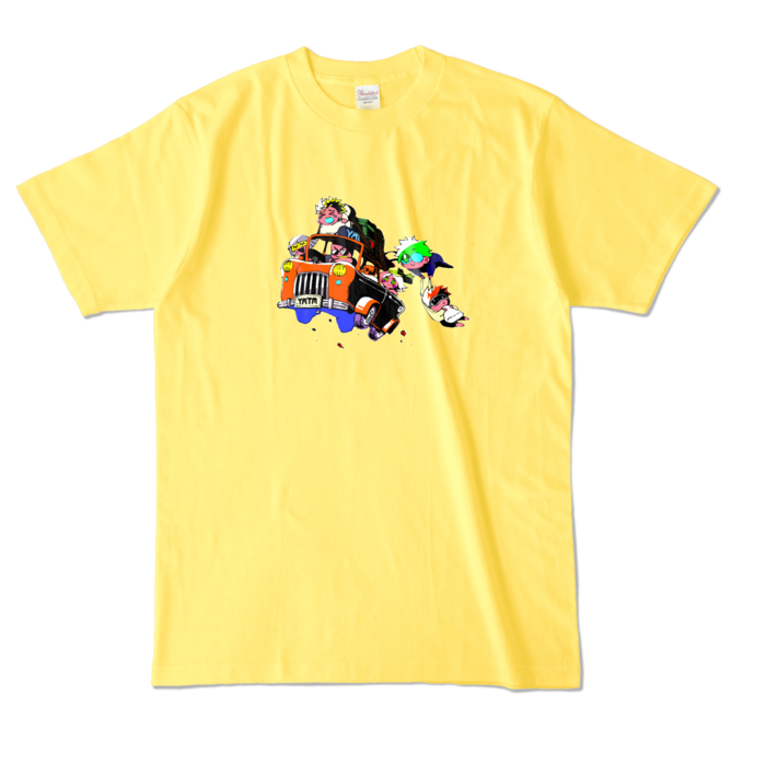 カラーTシャツ - L - イエロー (濃色)