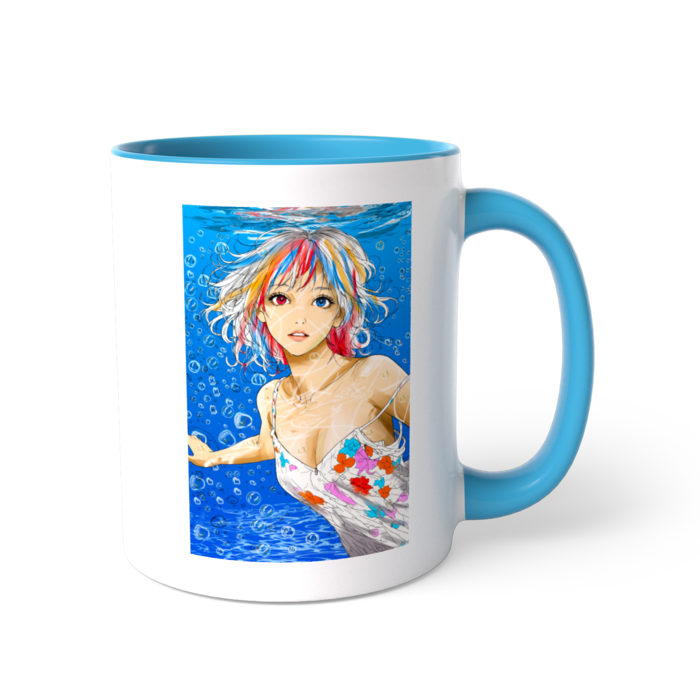ツートンカラーマグカップ - 直径 8.2cm / 高さ 9.5cm
