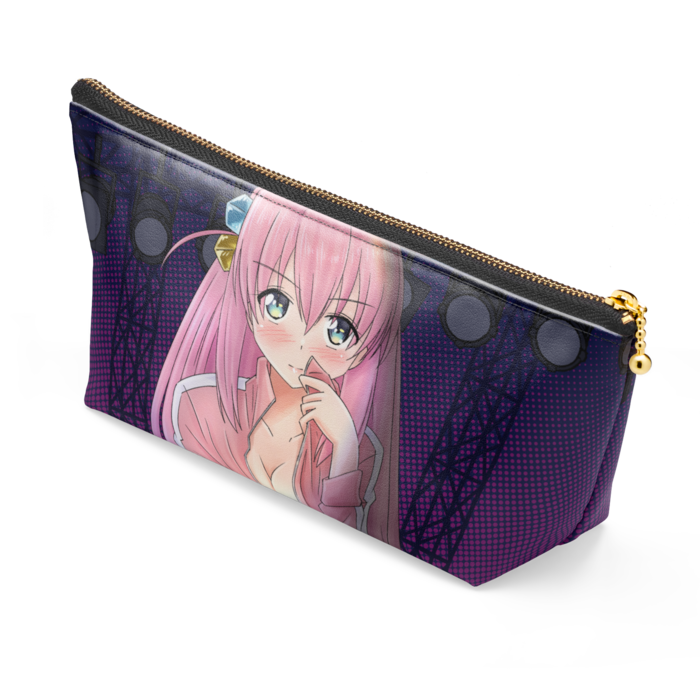 ポーチ - 長さ21.5cm / 高さ10cm - ブラック