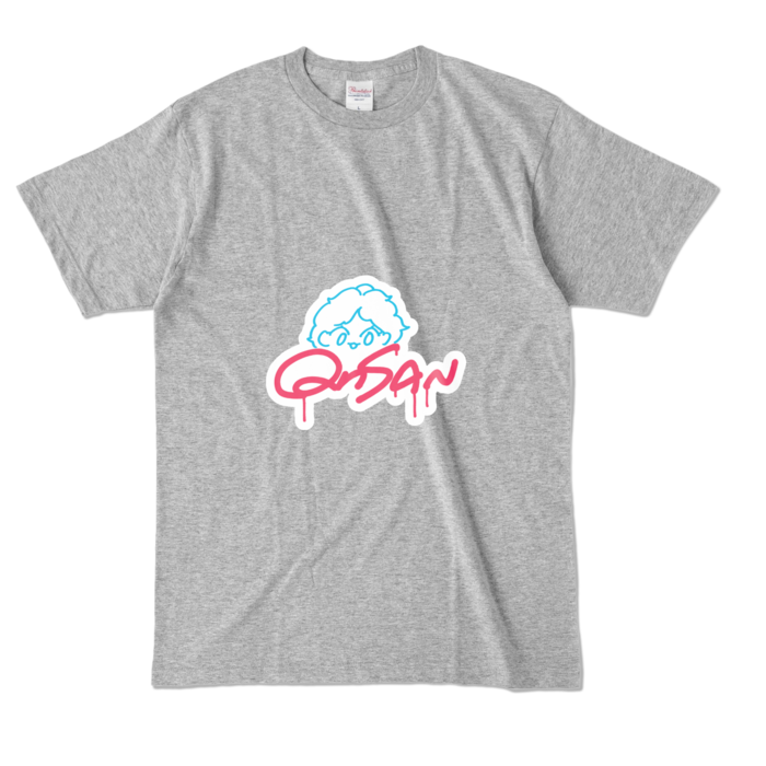 カラーTシャツ - L - 杢グレー (濃色)