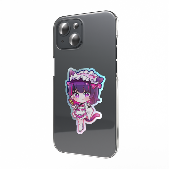 オーロラスマホステッカー - 縦