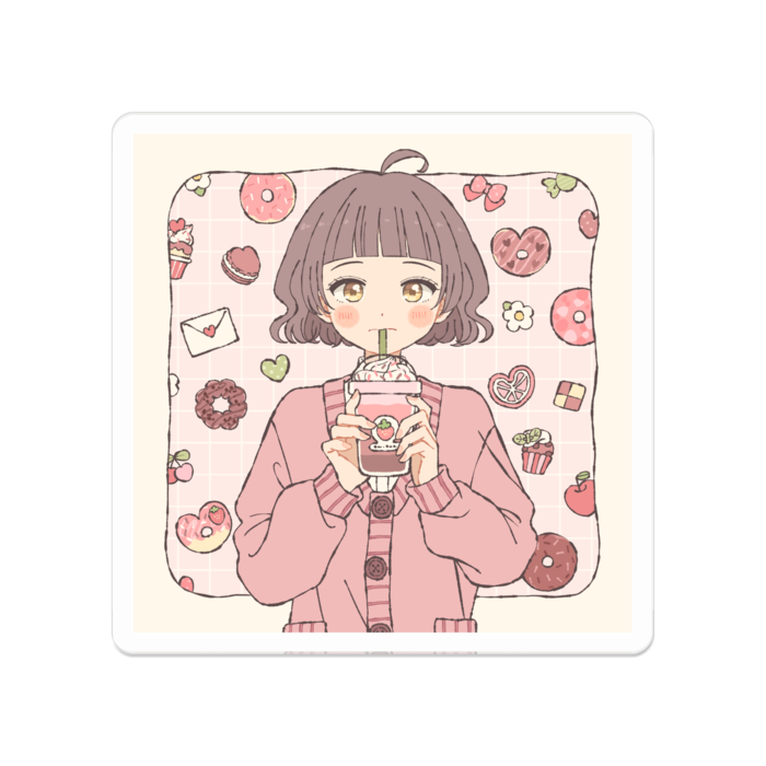 アクリルバッジ - 50 x 50 (mm)