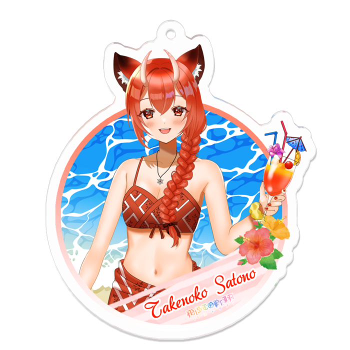 アクリルキーホルダー - 70 x 70 (mm)