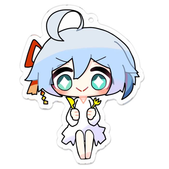 アクリルキーホルダー - 70 x 70 (mm)