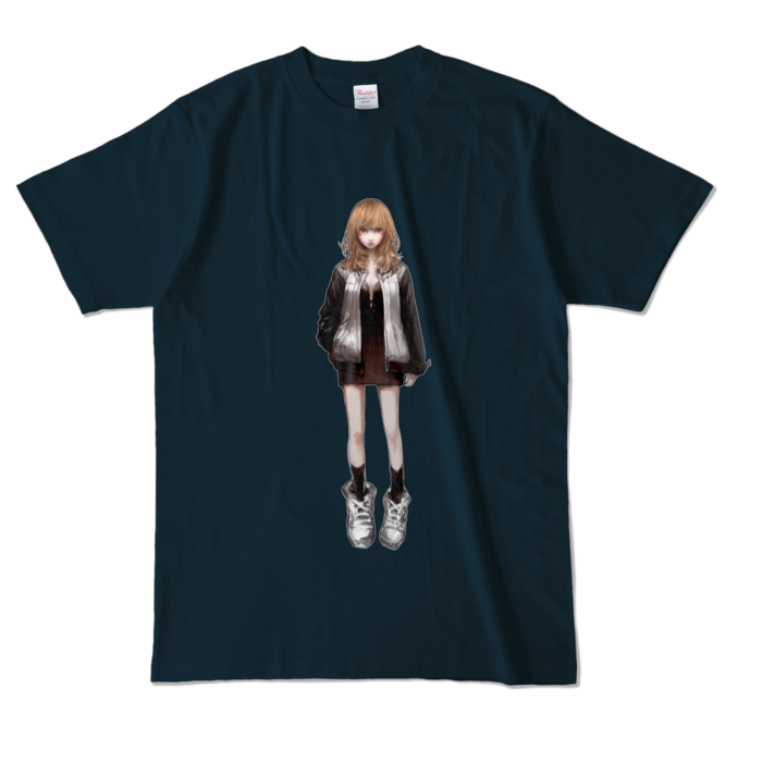 カラーTシャツ - L - ネイビー (濃色)