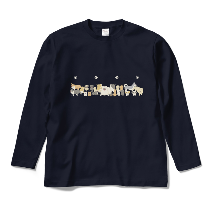 ロングスリーブTシャツ　紺　M