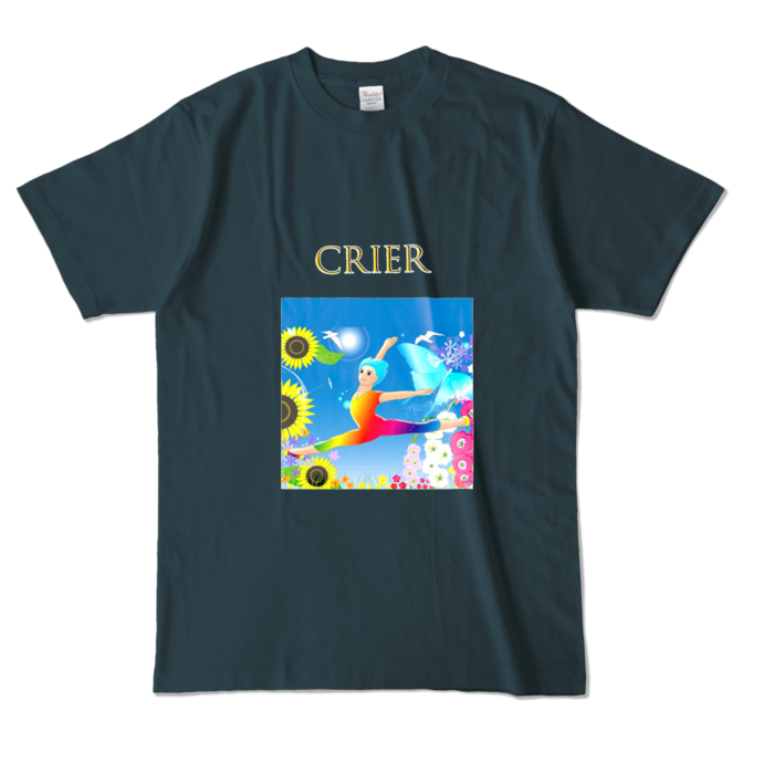 カラーTシャツ - L - デニム (濃色)