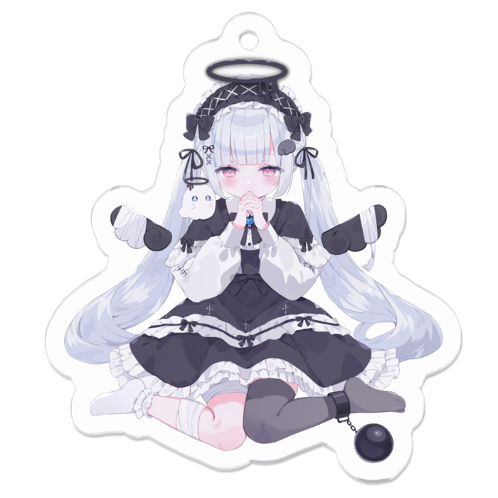 アクリルキーホルダー - 50 x 50 (mm)