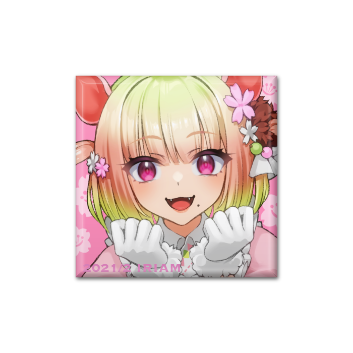 イラストイベント入賞記念缶バッジ 21 2 Ver 葉桜さくらやさん Booth