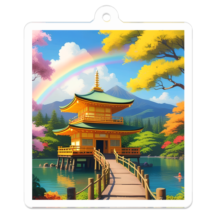 アクリルキーホルダー - 50 x 50 (mm)