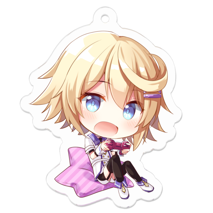 アクリルキーホルダー（コーティング） - 50 x 50 (mm)