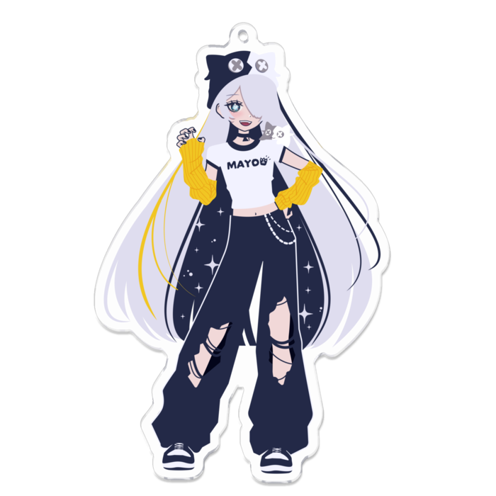 アクリルキーホルダー - 100 x 100 (mm)