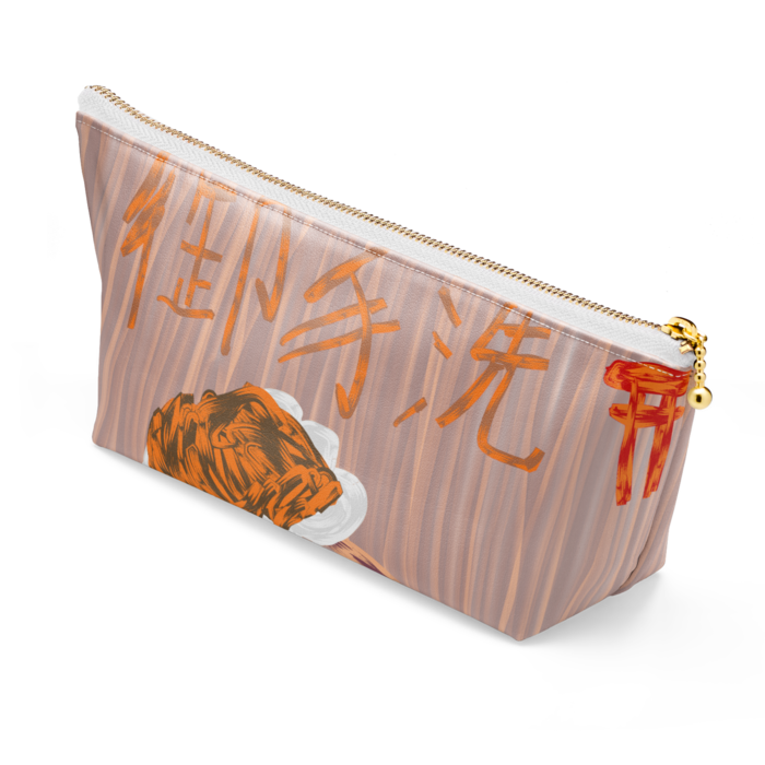ポーチ - 長さ21.5cm / 高さ10cm - ホワイト